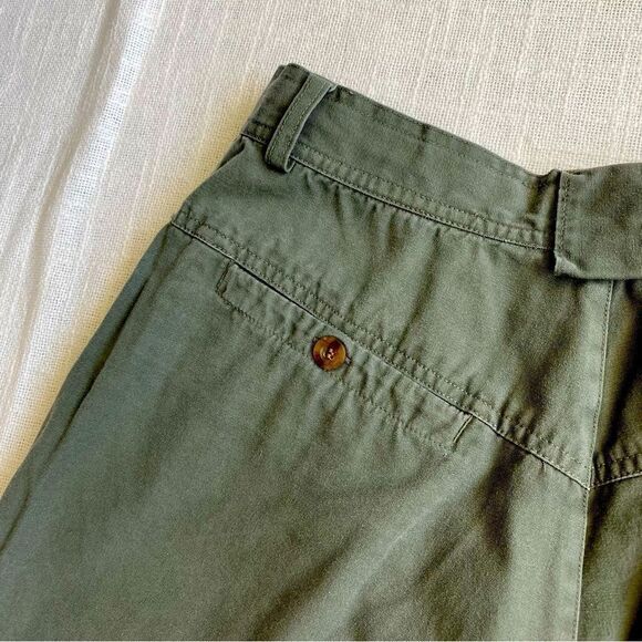 Columbia Sportswear Green 100% Cotton Shorts Pockets Hiking Size16 - Picture 7 of 13